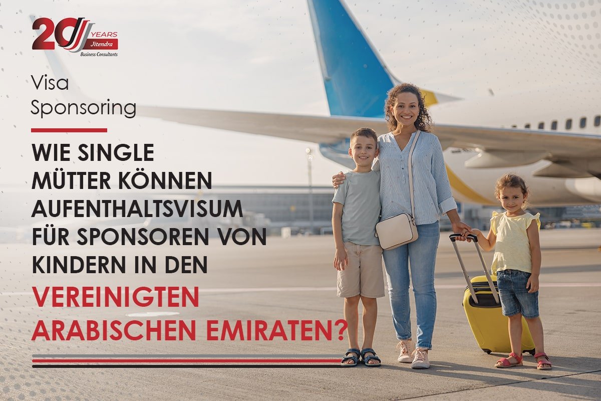 how single mothers can sposor residency visa of Children in UAE germany