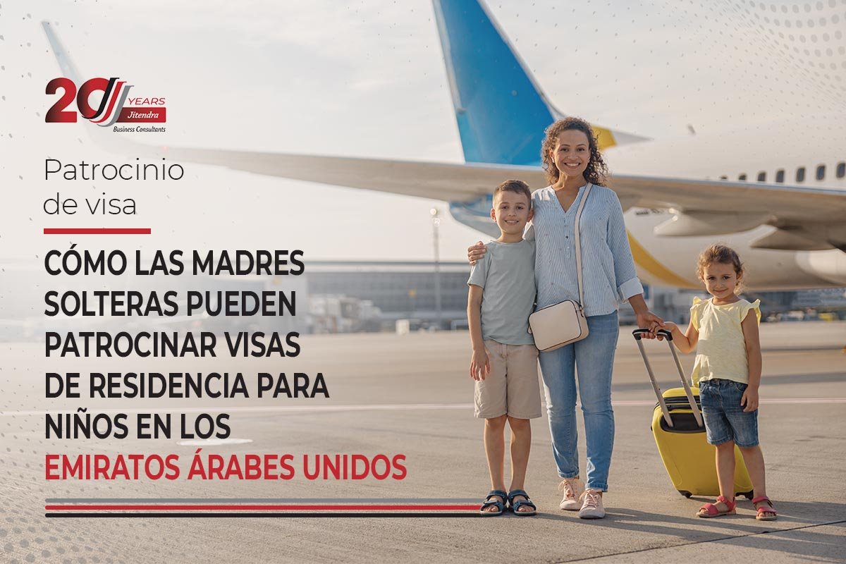 how single mothers can sposor residency visa of Children in UAE - Spanish