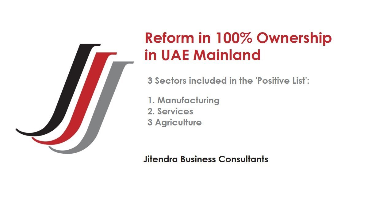 UAEs 100 Ownership Manufacturing Services Agriculture Sectors