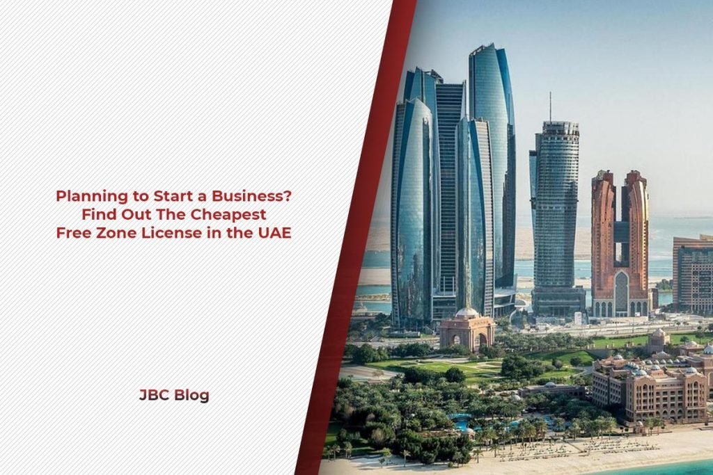 Cheapest Free Zone License in the UAE