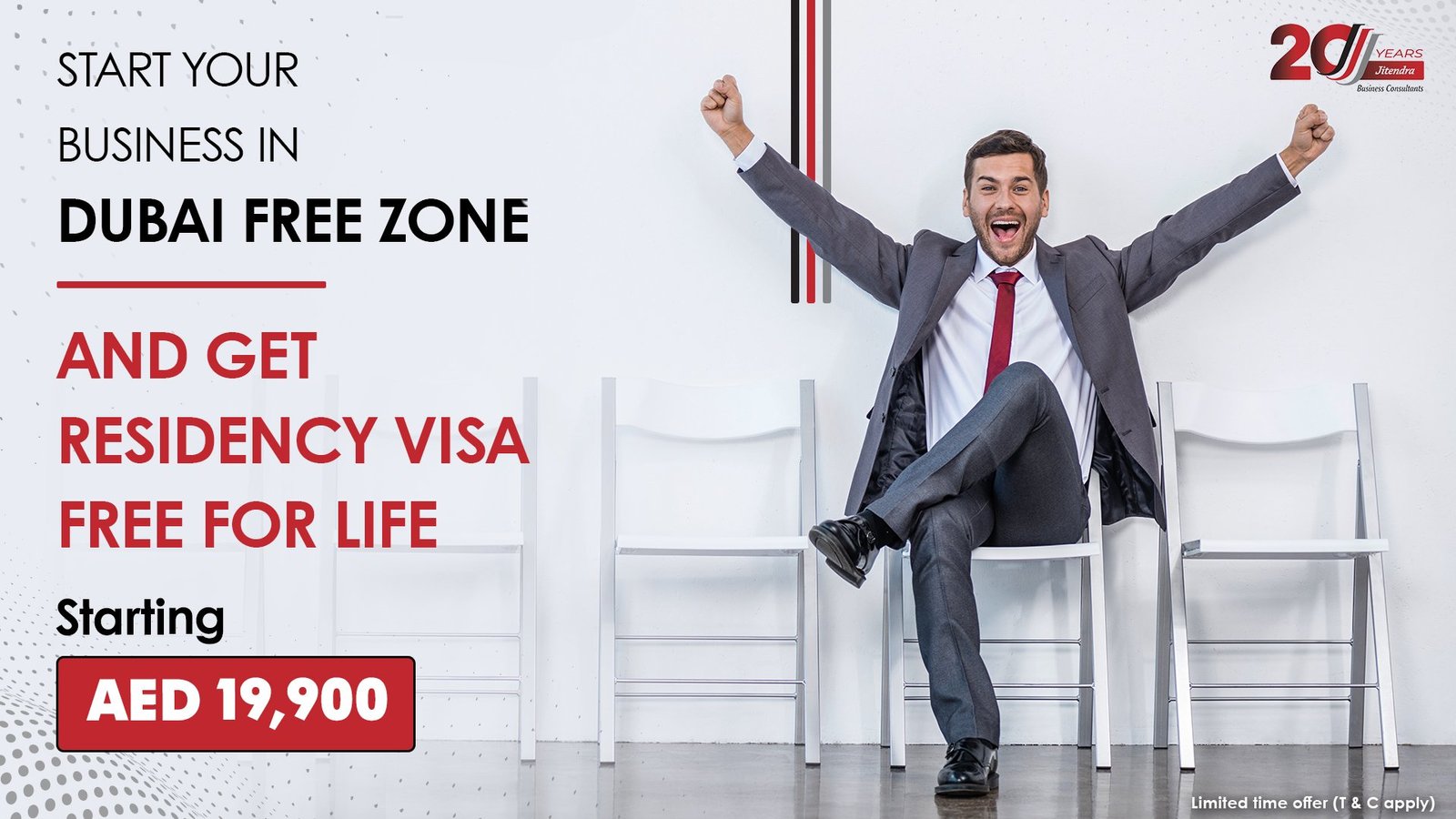 start your business in dubai free zone and get UAE residency visa free for life